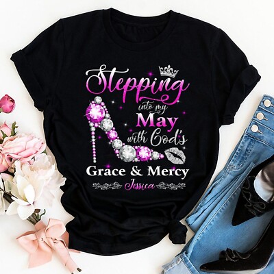Custom May Birthday Shirt For Women, Personalized May Birthday Shirt, May Queen,