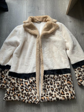 Women Coat, Overcoat  Size Xs Animal Print Used/new
