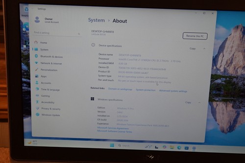 Dell Latitude E6530 Intel Core i7-3740QM 8GB RAM 256GB SSD Windows 11 Pro 1080p - Picture 6 of 17