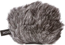 Movo WS-G9 Furry Outdoor Microphone Windscreen Muff for Portable Digital Recorde
