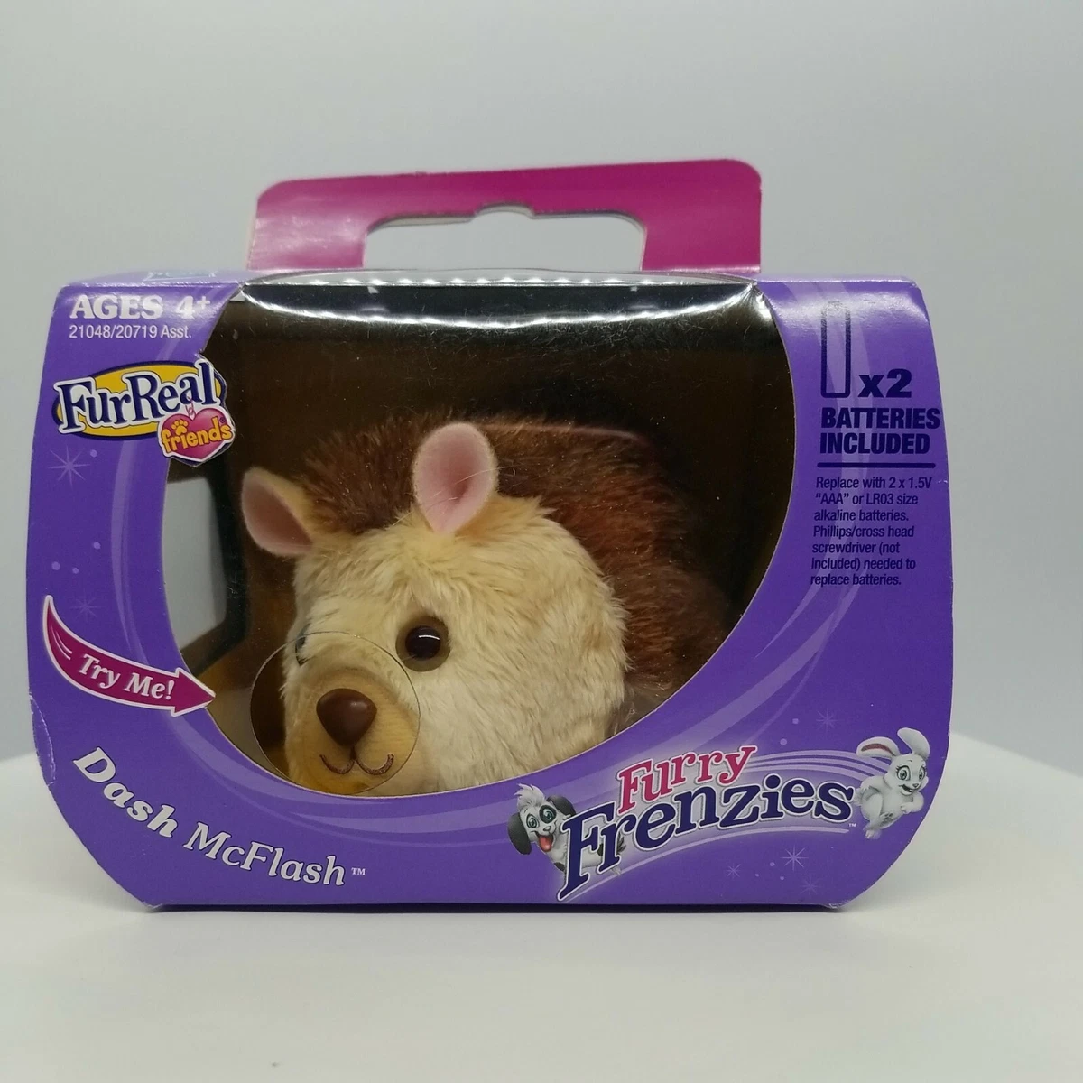 FurReal Friends HEDGEHOG Dash McFlash Furry Frenzies NEW Sealed Box 2010 Hasbro