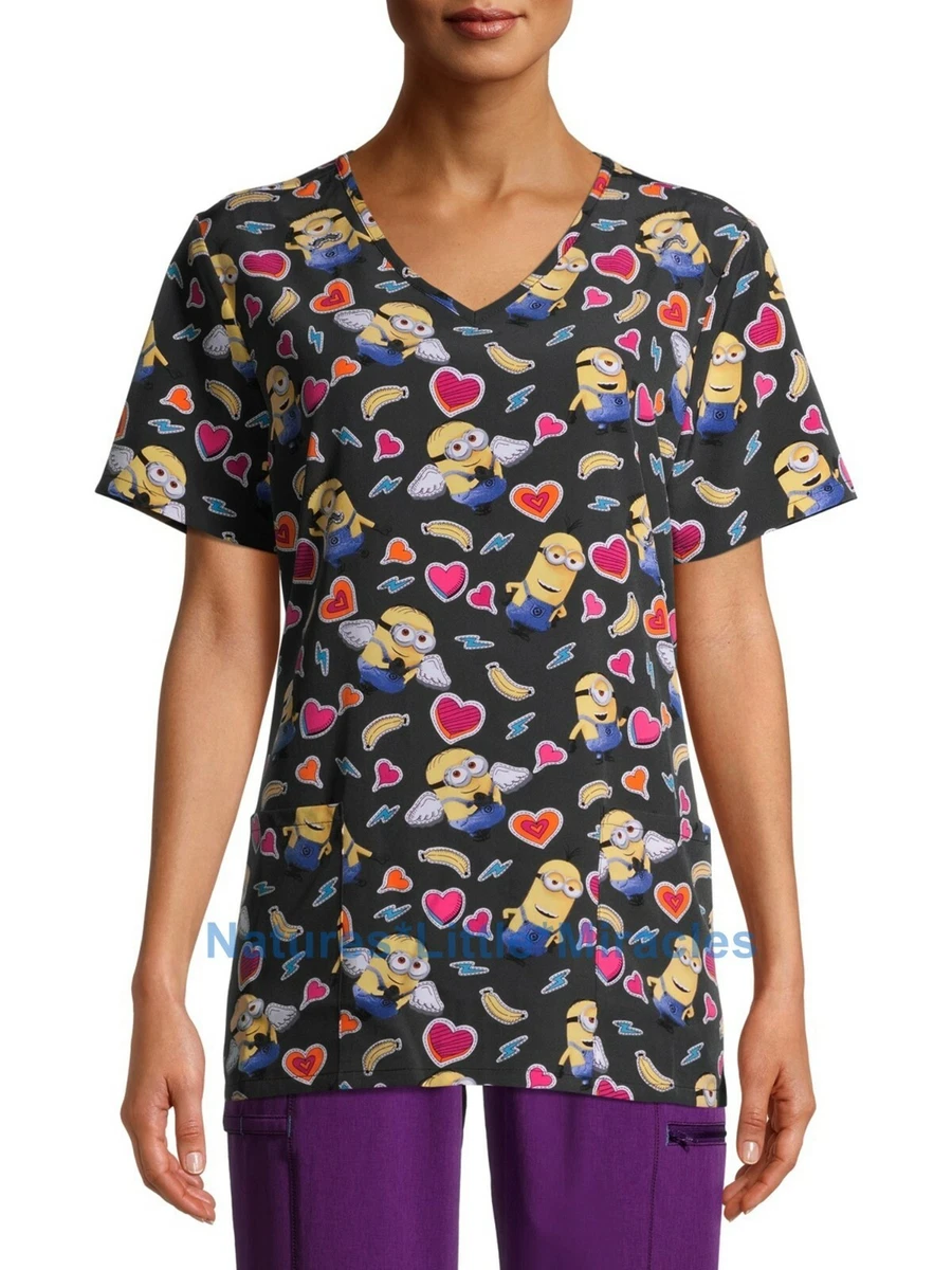 Minions scrub best sale top