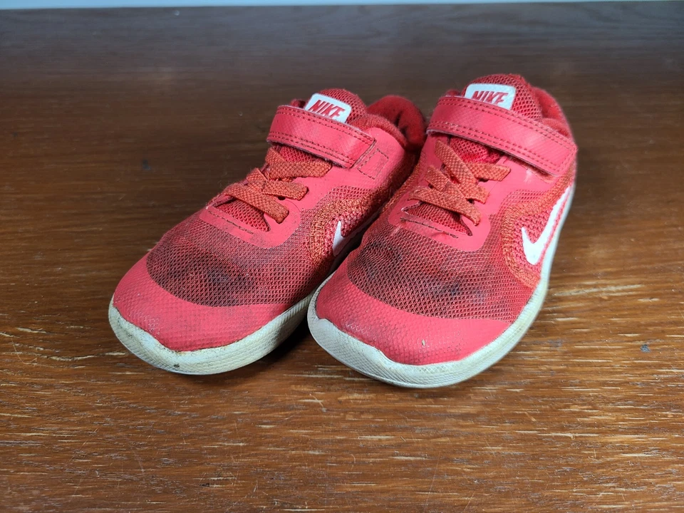 Zapatos Nike Revolution 3 (TDV) rojo pista niño/niña niño pequeño - talla 9C Foto 2 de 4