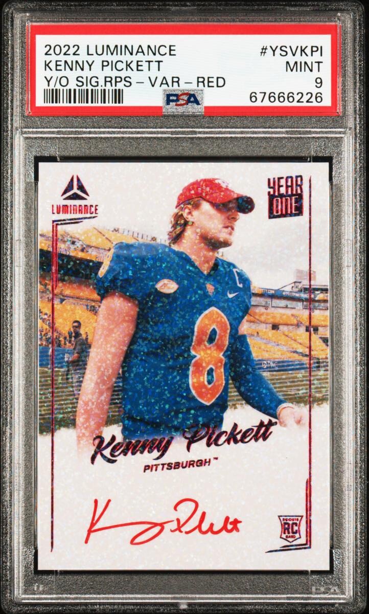Kenny Pickett Panini Luminance Year One Signatures Rps #YSVKPI Variation-Red