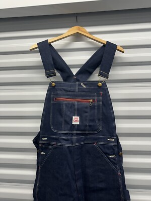 50～60s RED CAMEL デニムオーバーオール ヴィンテージ Vintage NWT 50s 60s Red Camel Dark Wash Sanforized overalls denim