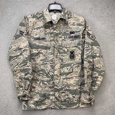 Camo Airforce Coats VTG US Air Force Jacket Men Med Reg Woodland