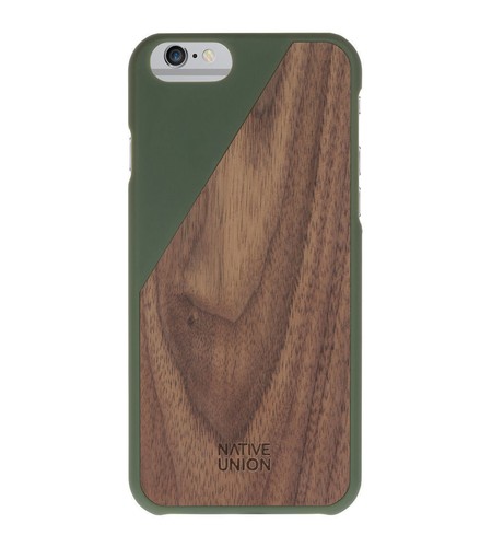 FUNDA PROTECTORA DE MADERA DE CEREZA NOGAL NATIVA UNION CLIC APPLE IPHONE 6/6S - Imagen 4 de 6