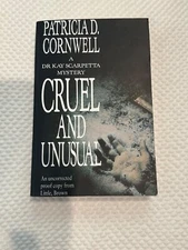 Patricia D. Cornwell Cruel and Unusua  Uncorrected Proof Copy from Little, Brown