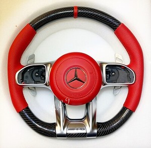 Mercedes Amg C63 E63 Gt S63 Cls63 G63 Carbon Fiber Piano Steering Wheel Ebay