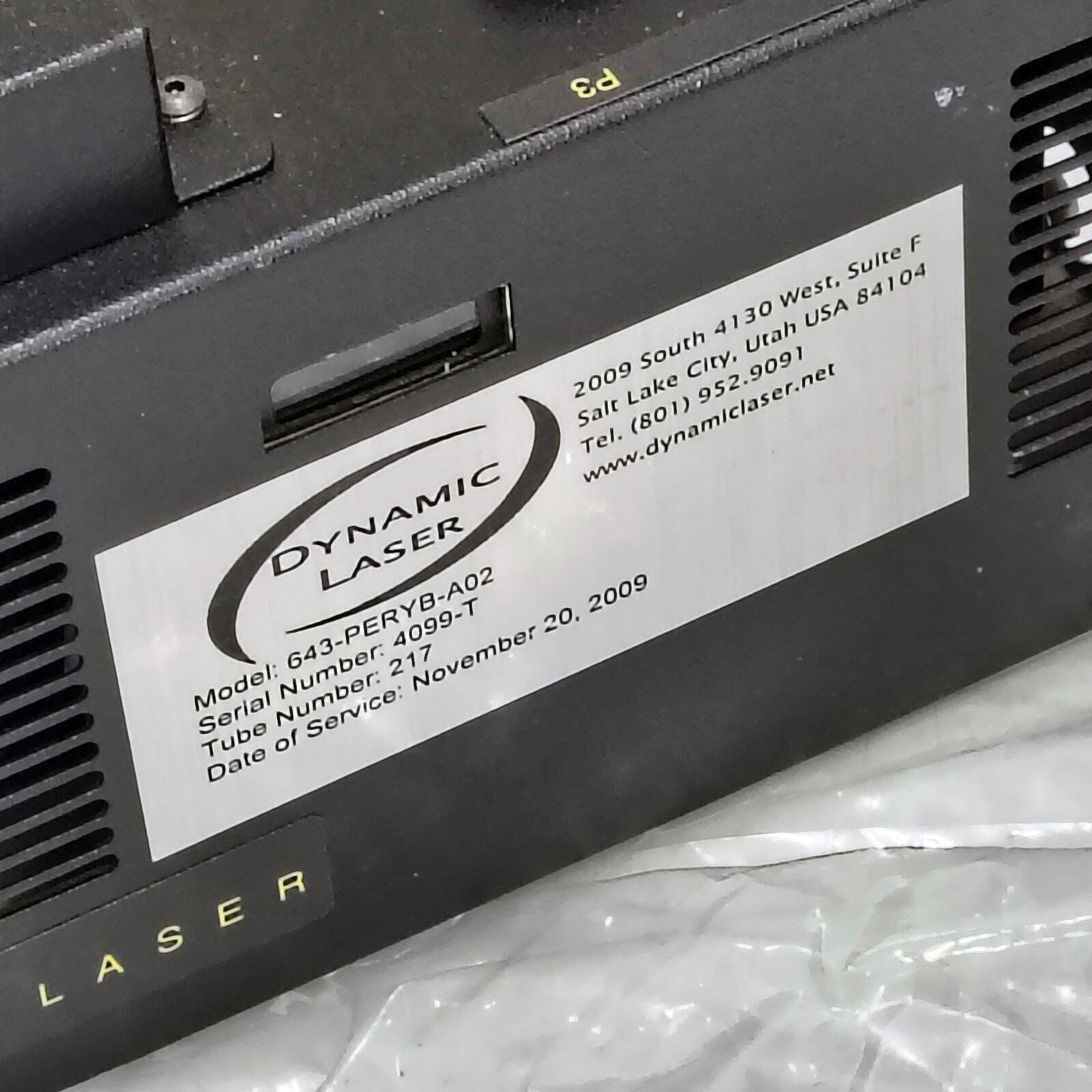 Melles Griot Air Cooled Ion Laser System 643-PERYB-A01 In Box SALVAGE FOR PARTS