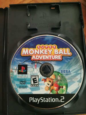 Super Monkey Ball Adventure Playstation 2 PS2 Disc Comes In Namco Museum Case 