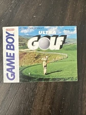 Nintendo Gameboy Manual Only Ultra Golf DMG-KG-USA