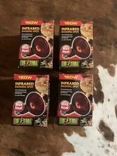 4 BRAND NEW - EXO TERRA INFRARED BASKING SPOT - 150 WATT - PT-2146