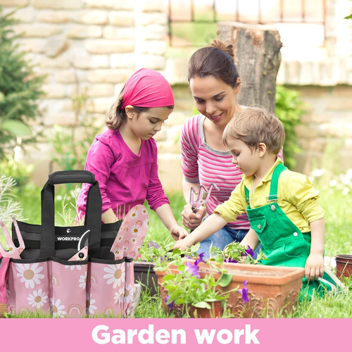 5PCS Gardening Tools, Aluminum Heavy Duty Garden Tool Set with Bag, Ideal Garden - Picture 7 of 12