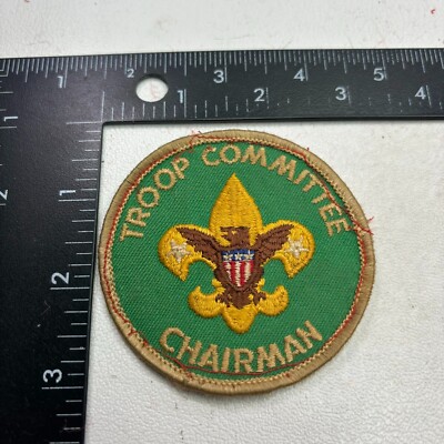 Vintage & Used TROOP COMMITTEE CHAIRMAN Boy Scouts Patch 40a4 | eBay