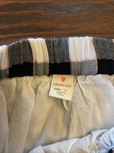 Crewcuts Skirt Black White Check Size L 9-10 - Picture 2 of 6