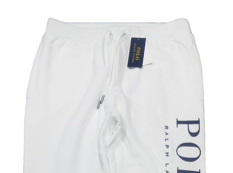 Polo Ralph Lauren Men's White Logo Embroidered Jogger Pants | eBay