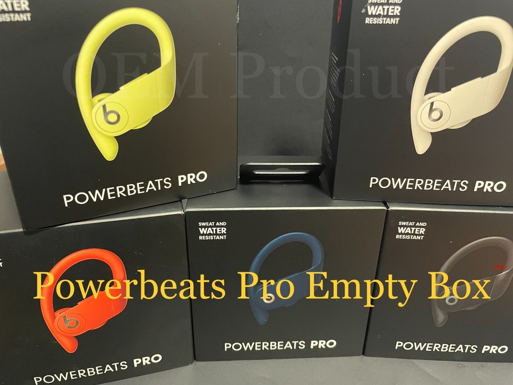Original EMPTY RETAIL BOX for Beats by Dr. Dre Powerbeats Pro Earphones