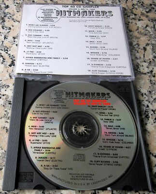 HITMAKERS TOP 40 Promo CD 5 RARE DJ CD 1988 A-Ha Basia S-Express JJ Fad Inxs +++