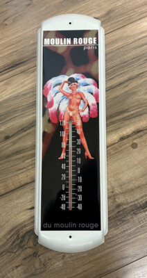 17'' Moulin Rouge Paris Thermometer Du Moulin Rouge Decor / FREE SHIPPING
