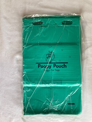 Poopy Pouch PP-H-200M Doggy Poo Waste Bags, 200 Per Header, 8.5  x 13 