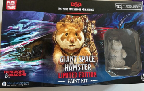 D&D Nolzurs Marvelous Unpainted Miniatures Giant Space Hamster Paint Night Kit - Picture 1 of 6