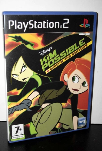 DISNEY KIM POSSIBLE WHAT'S THE SWITCH? GAME USED EXCELLENT CONDITION SONY PS2 ED ITA