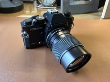 Vintage Sears KS 500 35mm Film SLR Camera w/ Auto Sears 50mm f/2 Lens Working