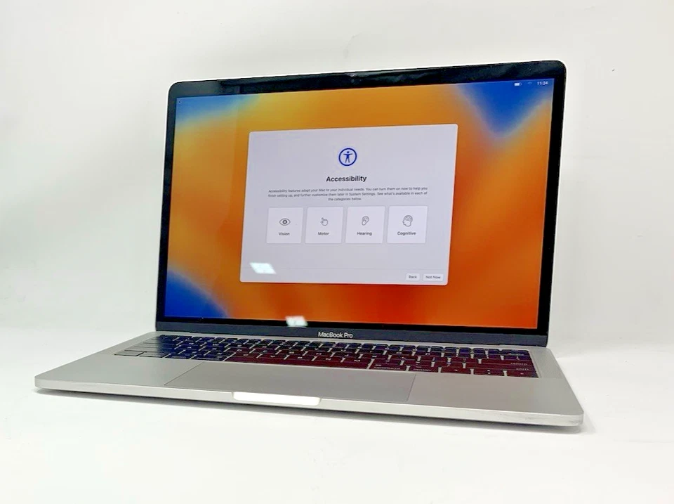 Apple MacBook Pro 2017 13" A1708 i5-7360U 2.3GHz 512GB SSD 16DDR3 Silver C/Dent - Image 4 of 4