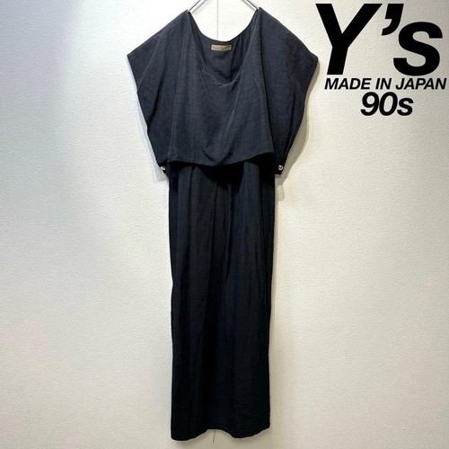 90s Y's Yohji Yamamoto Layered Design Sleeveless Dress MADE IN JAPAN