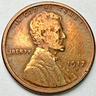 1917-S Lincoln Wheat 1c ~ Very Fine? with GR8 Details ~ (Near) Full Wheat ~ C55