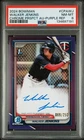 2024 BOWMAN CHROME AUTO PURPLE REFRACTOR WALKER JENKINS 69/250 PSA 8
