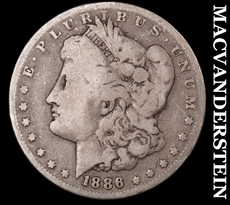 1886-O Silver Morgan Dollar - Scarce  Better Date  No Reserve  #L1143