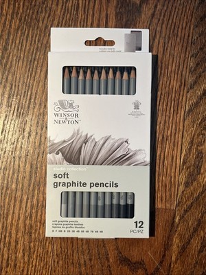 Winsor And Newton Studio Collection Artist Pencils, Graphite Pencils, Set of 12