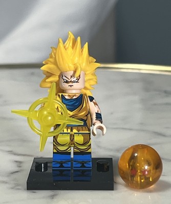 Figurine DBZ Goku Style Lego - U101 / JLB Heroblocks (Occasion, Pièce Rare)