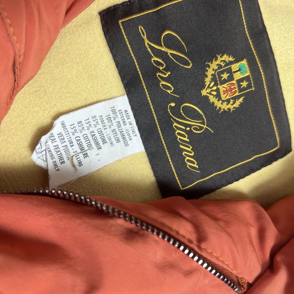 Chaleco relleno de plumón Loro Piana Vinage para hombre talla M Foto 4 de 4