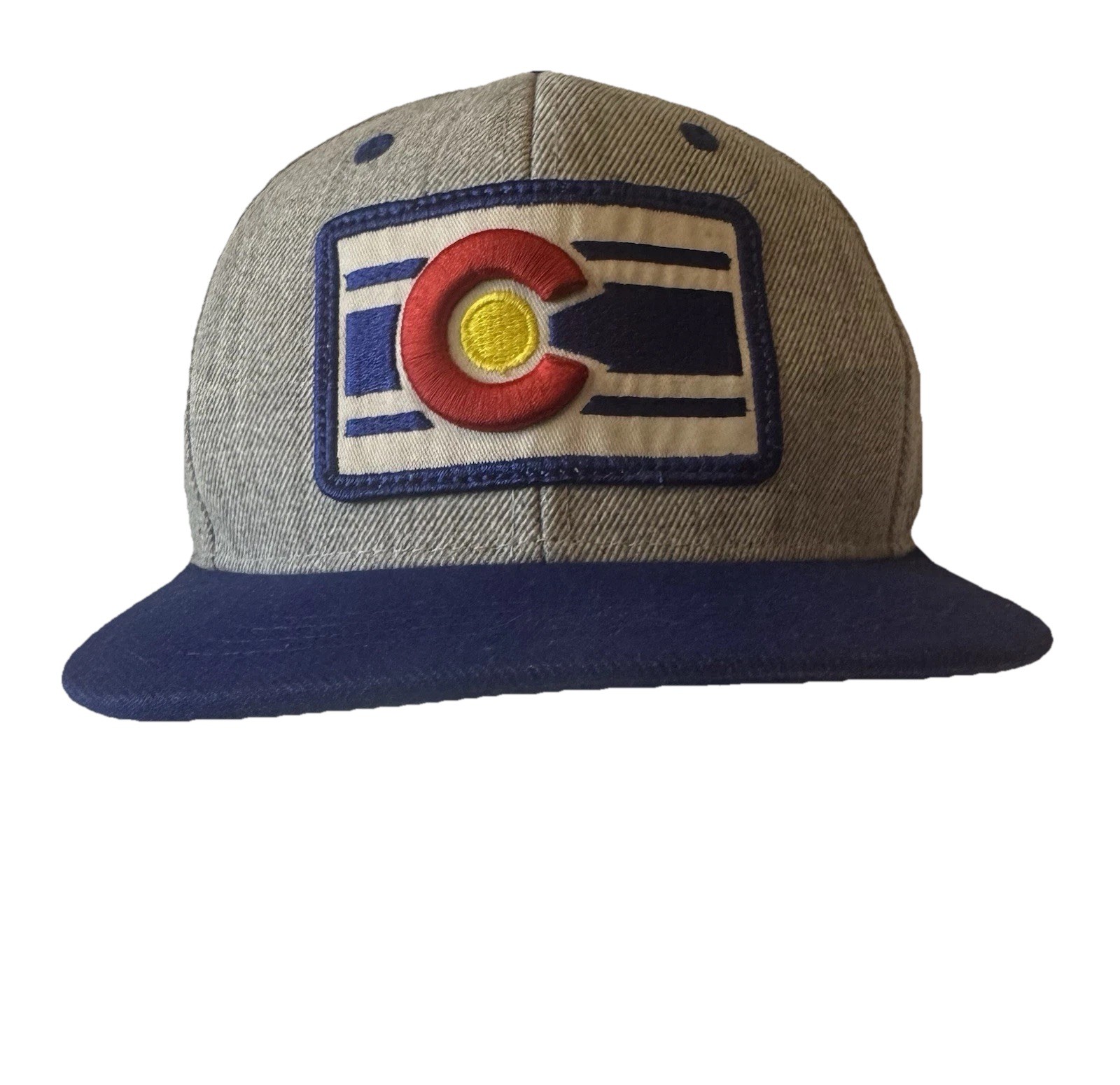 Colorado Limited Snapback Hat Patch Gray Blue Cap… - image 2