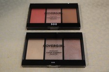 Lot of 2 Covergirl Trublend Palette 500 It's Lit  Bloom Babe