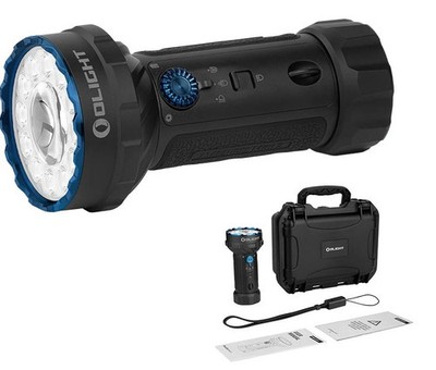 Olight Marauder Mini 2 10000 Lumens 750 Meters Flashlight Black With / CASE