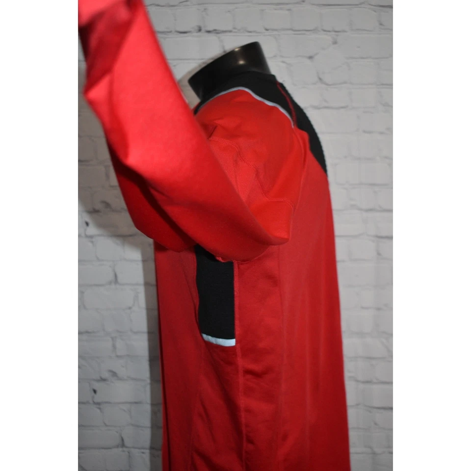 Camisa de Gimnasio Spyder Camisa de Entrenamiento para Hombres Talla Grande Rendimiento Mezcla de Poliéster Roja Foto 3 de 4