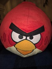 Angry Birds Red Bird Plush Large 11" Inch rare  