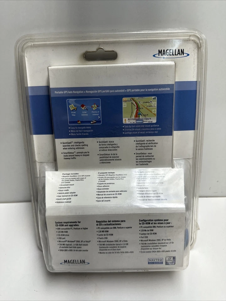 NEW Magellan RoadMate 1212 Portable Car GPS Navigator System 3.5" LCD USA/Canada - Image 2 of 2