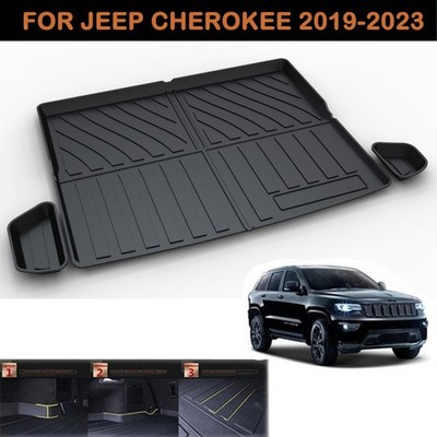 Waterproof Trunk Cargo Mat for Jeep Cherokee 2019-2023 Non-Slip Easy Clean