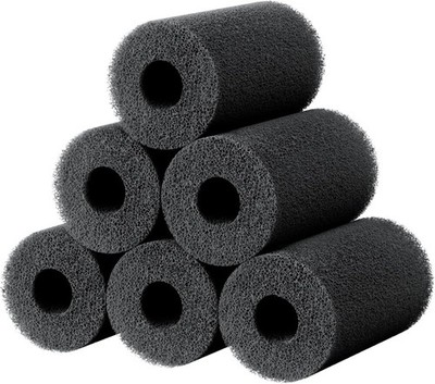 6-Pack Pre-Filter Sponge for Aquarium Fish Tank Filter 0.8  Intake, Foam CoverOp