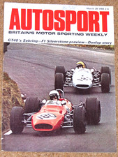 Autosport 28 Mar 1969* SEBRING 12 HRS-MONZA 4HRS -DUNLOP TYRES STORY-RAPIER H120