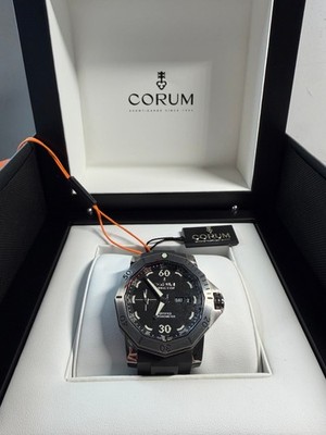 Corum Admirals Cup Seafender Dive in Titanium with Black Dial A947/00980