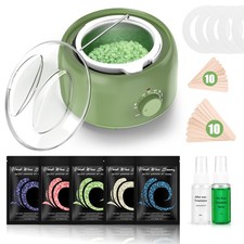 Waxing Kit - Wax Warmer for Hair Removal, Hard Wax Kit with 14oz 5 Bags Hard ...