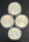Gorgeous Set 1922 1923 1924 1925 Peace Dollars UNC/GEM BU Great Collector Lot!!