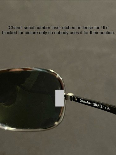 CHANEL UNISEX SUNGLASSES COLLECTION PERLE 4170 ITALY 4170-H GLASSES AUTHENTIC - Picture 15 of 24