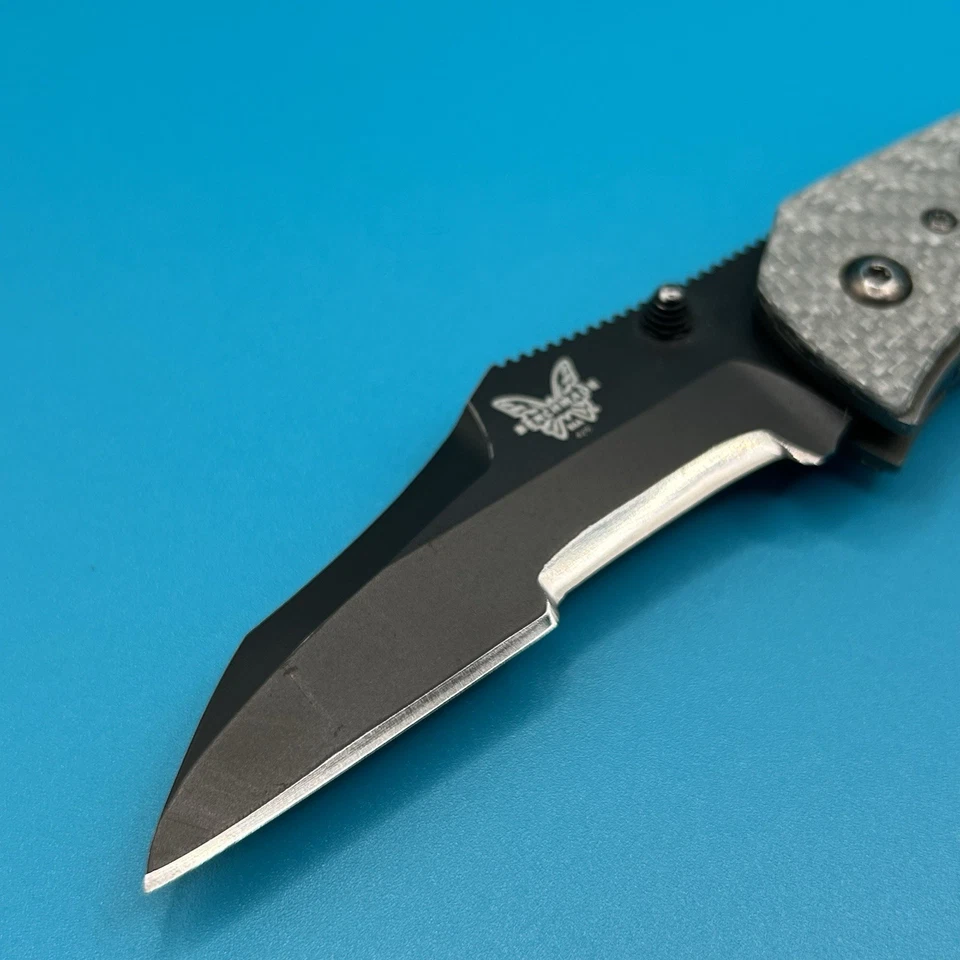 Benchmade Snody 425 BK Gravitator Titanium Liner Lock Carbon Fiber 154CM USA - Image 3 of 4